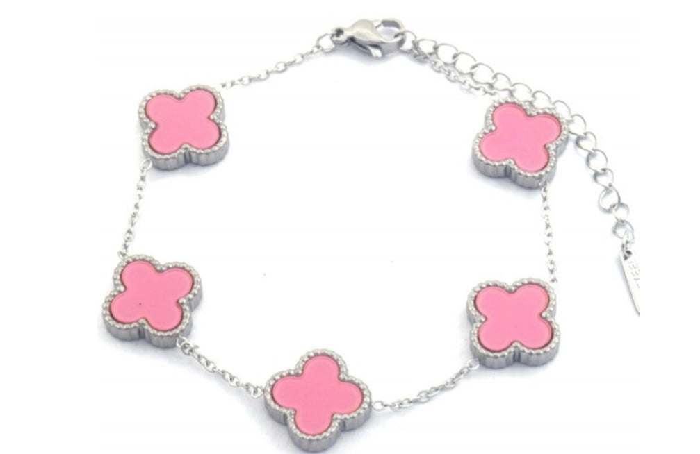 Lucky Pink in Silber