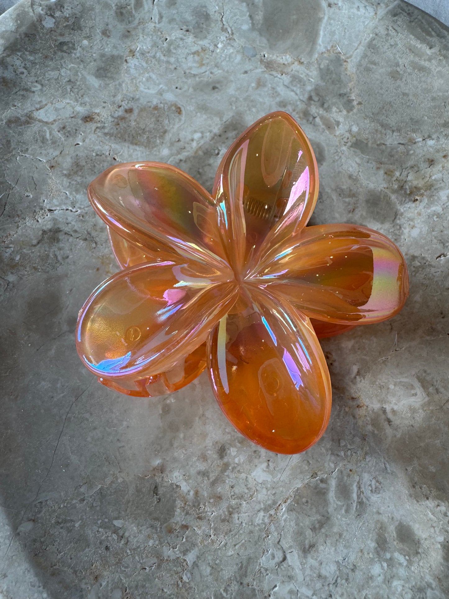 Flower Clip metallic