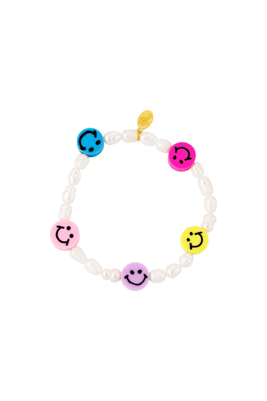 Perlenarmband mit Smileys