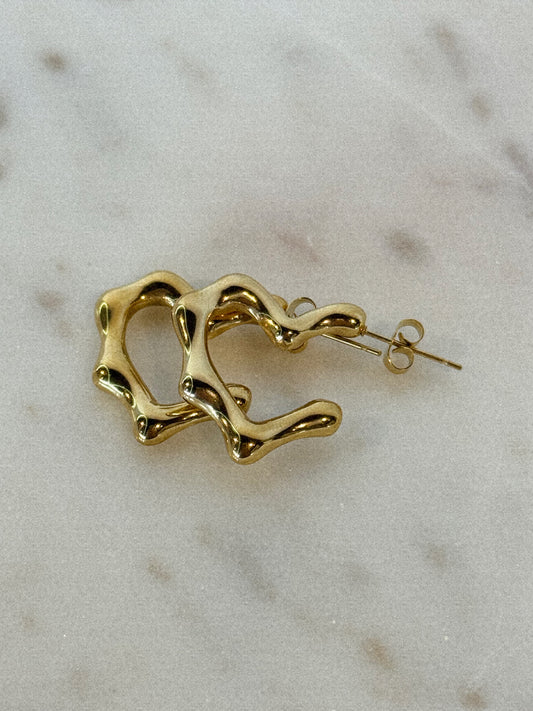 Ohrringe wavy heart